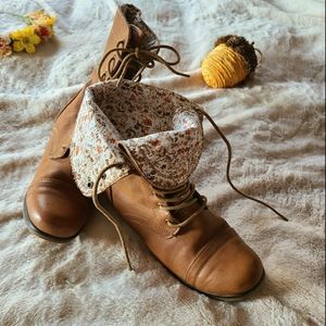 Call it Spring brown lace up boots